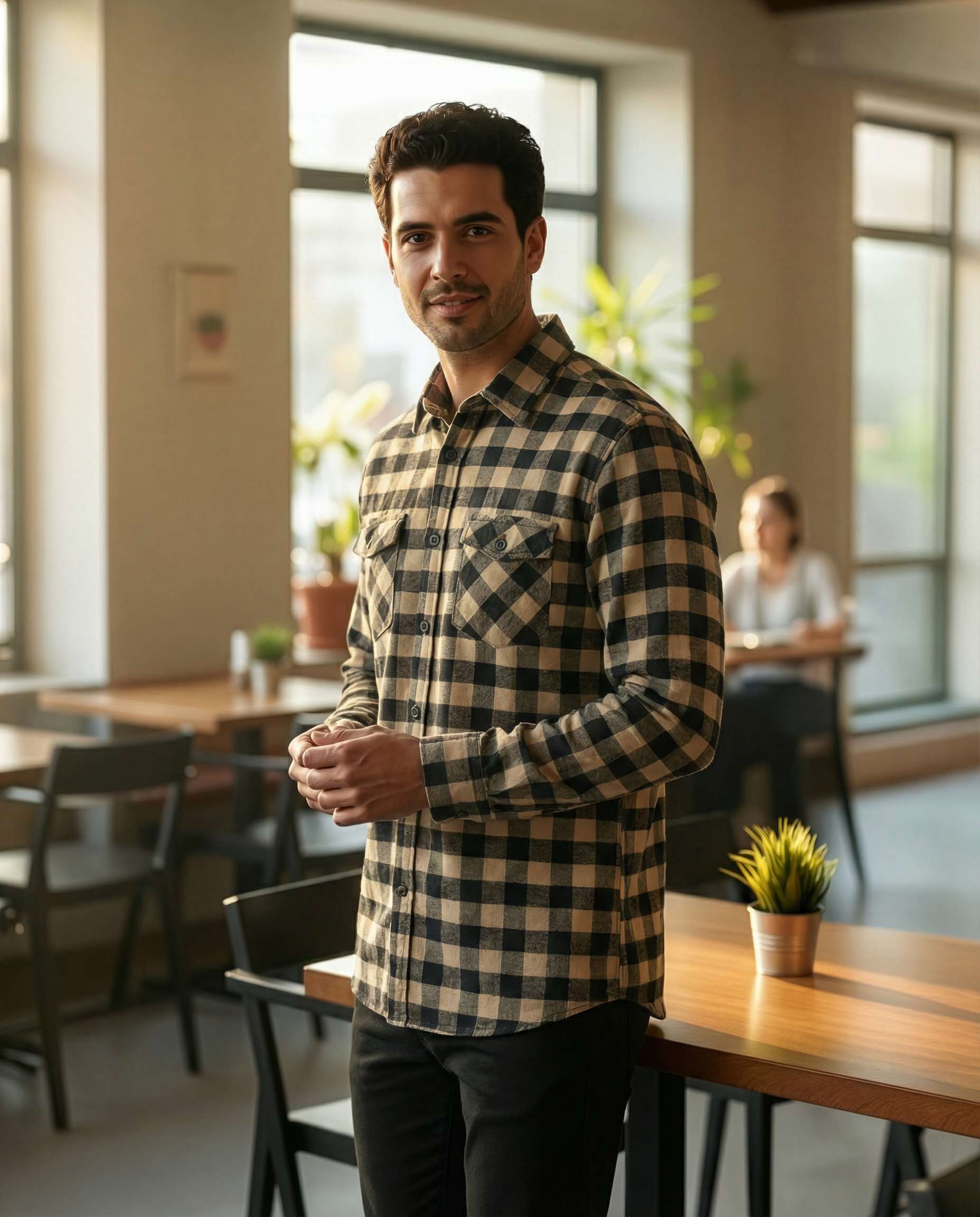 3 Pack: Men's Long-Sleeve Flannel Shirt