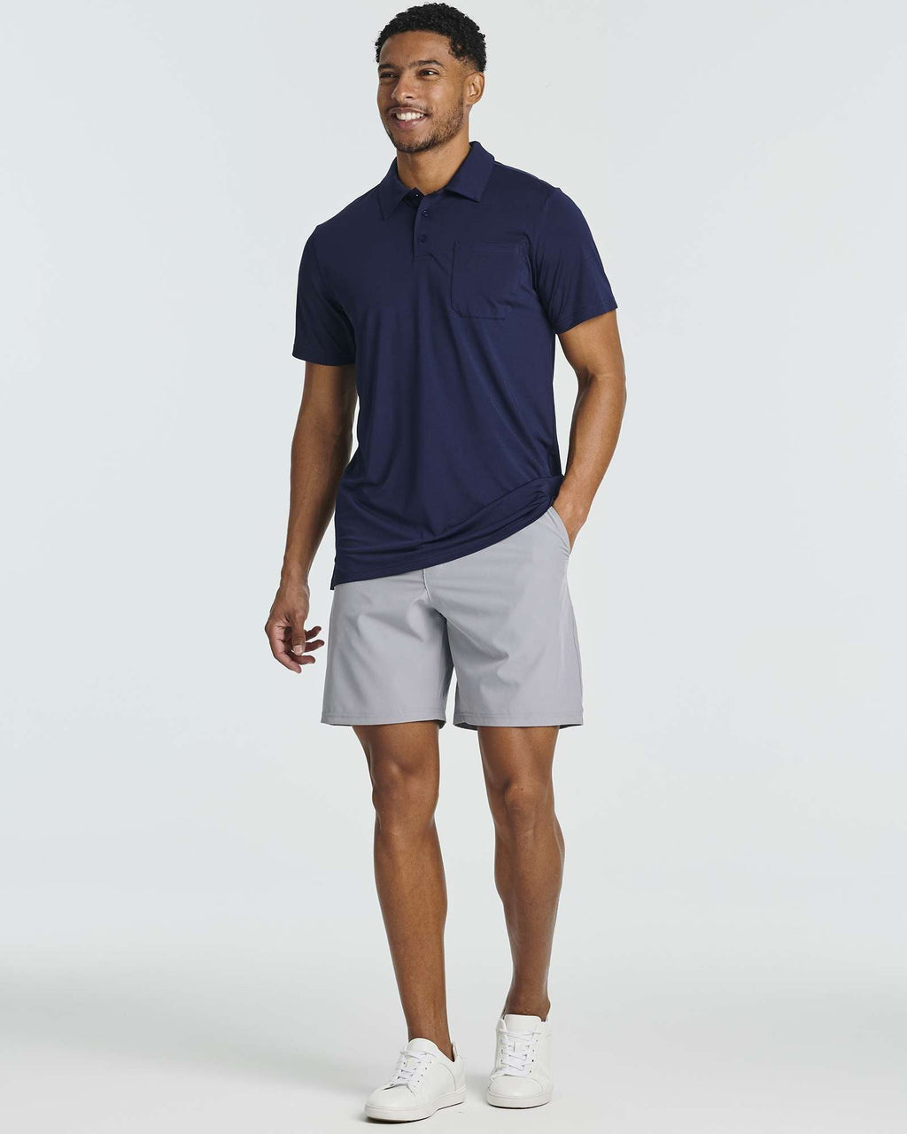 3 Pack: Men's Short Sleeve Pocket Polo Shirt (Available in Big & Tall)