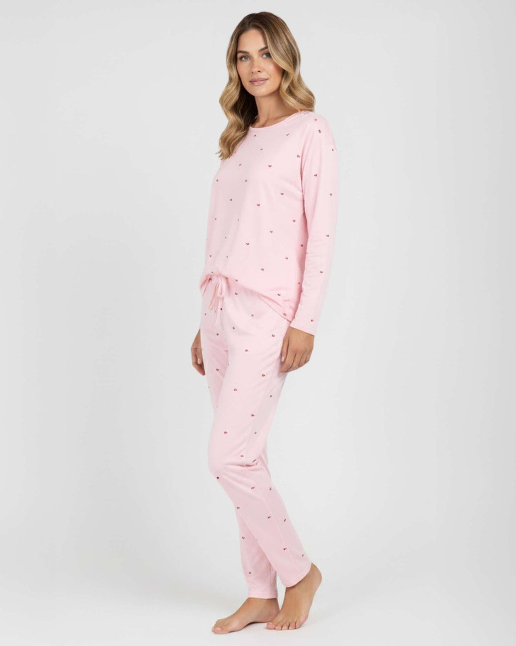 2 Pack: Women’s Pajama Set Super-Soft Long Sleeve Top With Pants