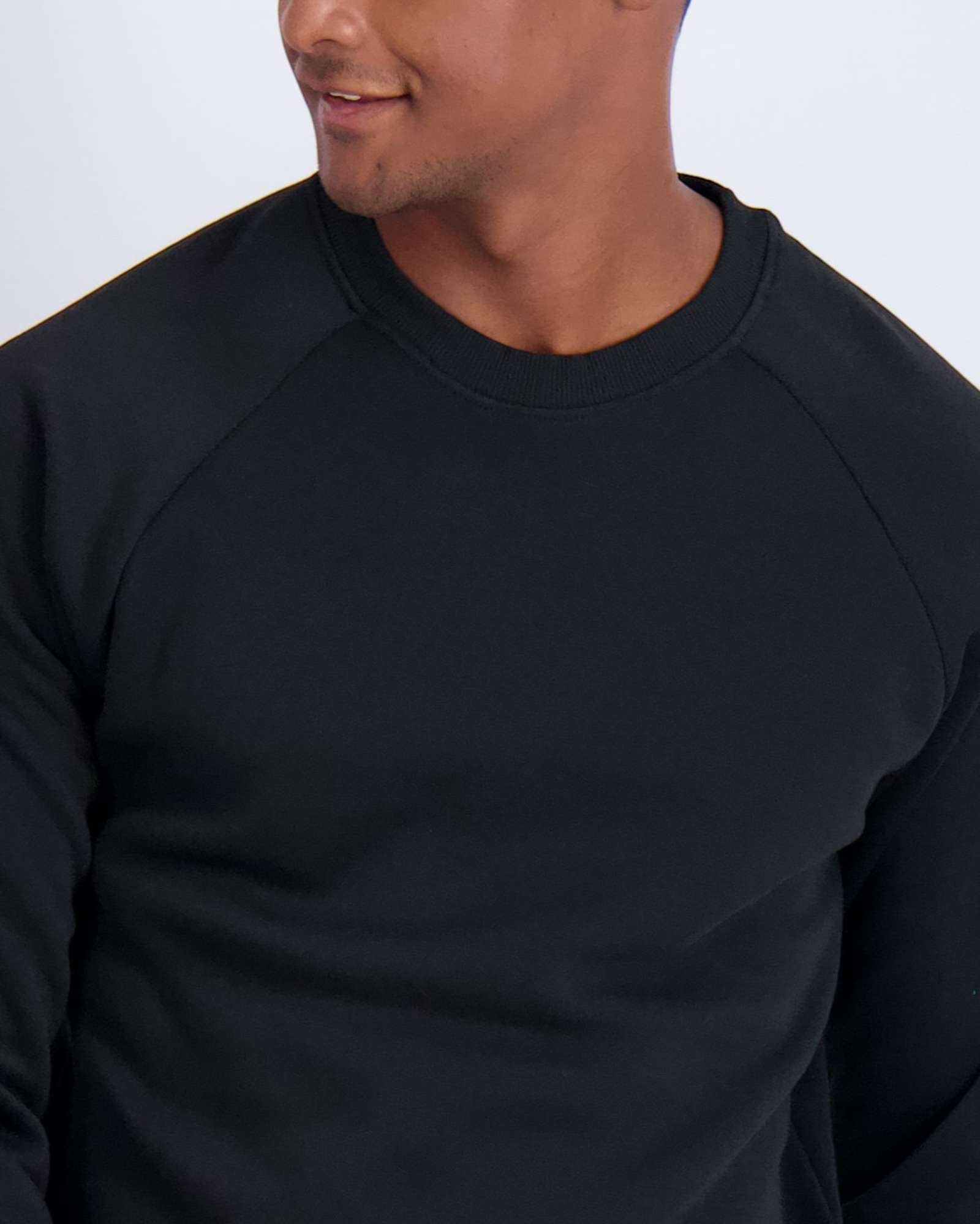 3 Pack: Mens Fleece Crewneck Pullover Sweatshirt