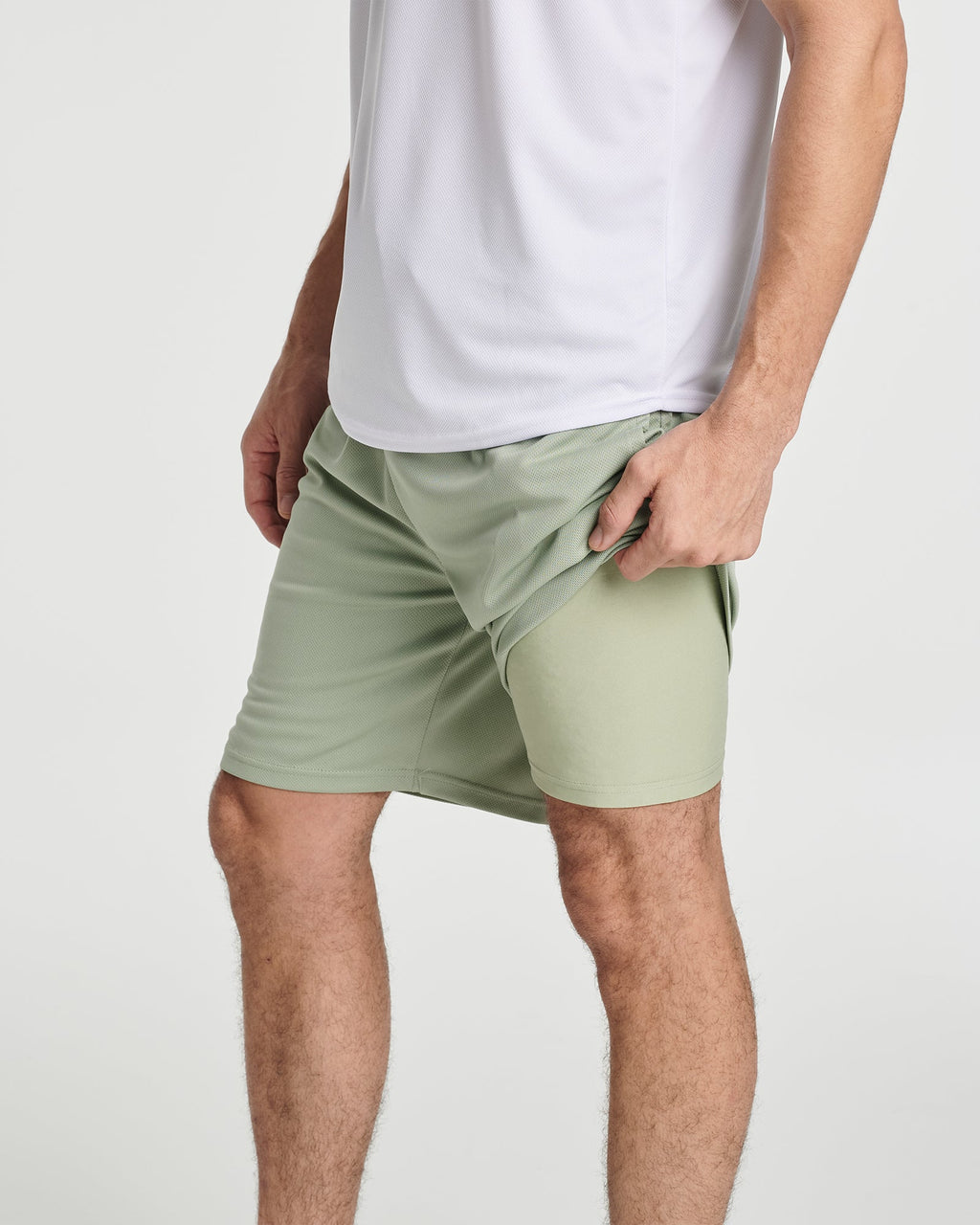 3 Pack: Men's 2-in-1 7" Running Shorts with Compression Liner (Available in Big & Tall)