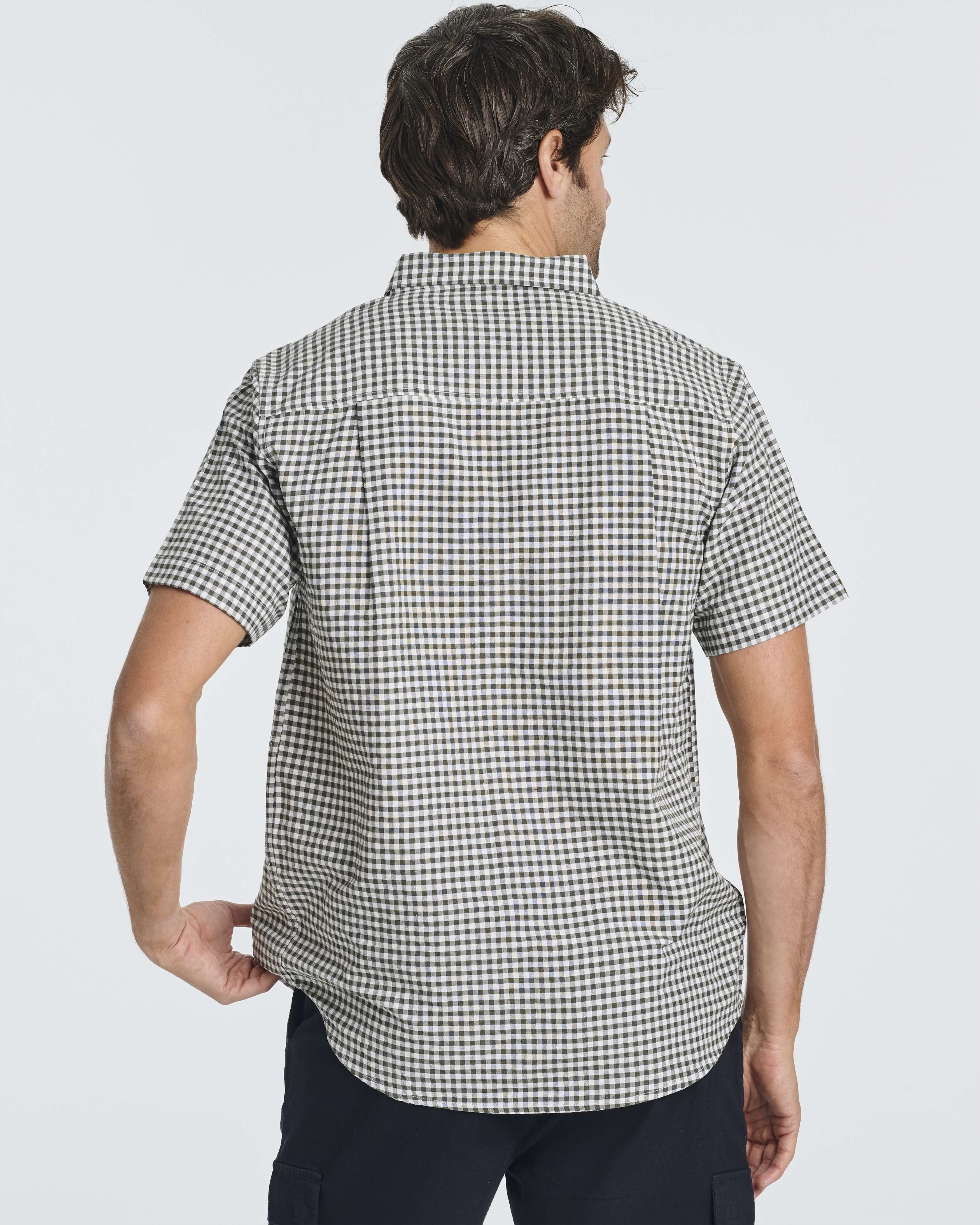 3 Pack: Men's Regular-Fit Short Sleeve Woven Shirt