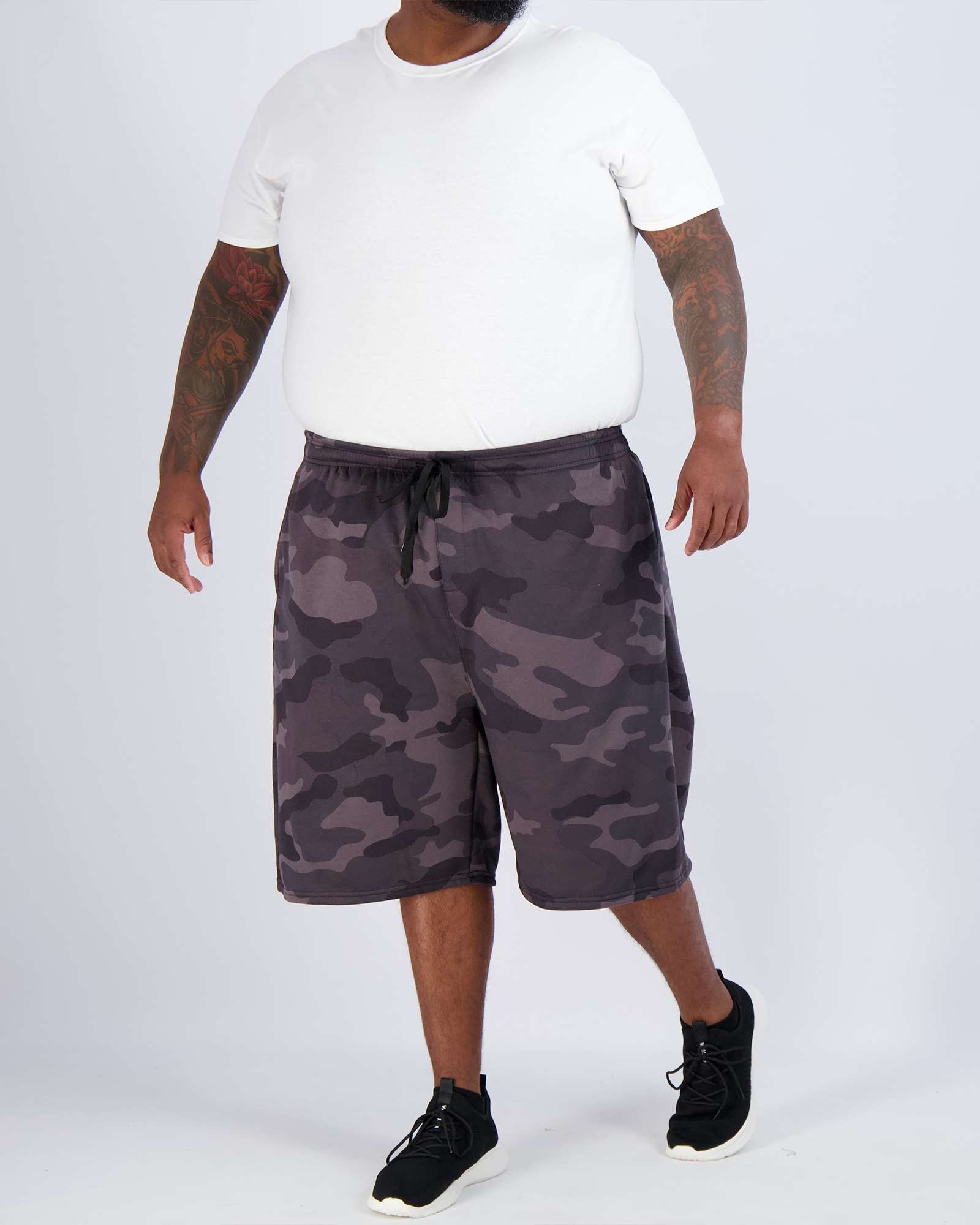 3 Pack: Mens 9" Fleece Casual Lounge Shorts