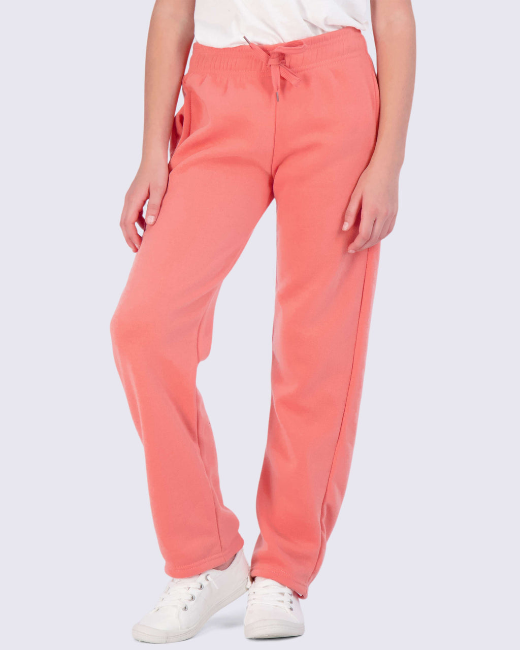 3 Pack: Girls Fleece Open Bottom Sweatpants