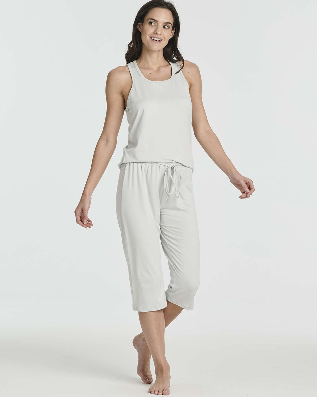 2 Pack: Women's Pajama Set Tank Top and Capri Pants
