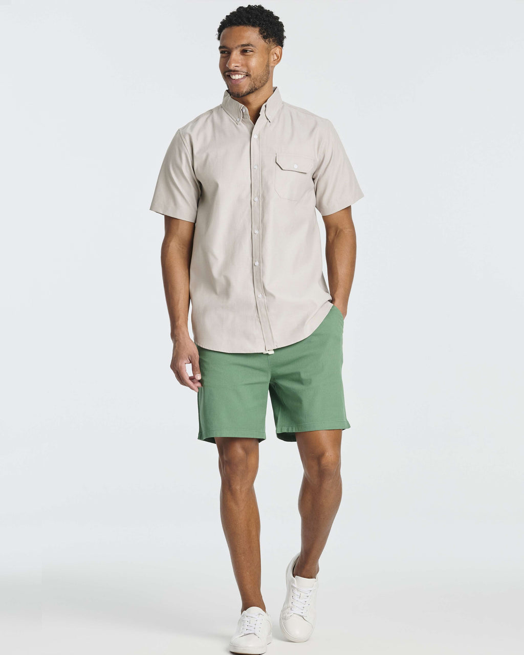 3 Pack: Men's Short-Sleeve Oxford Shirt (Available in Big & Tall)