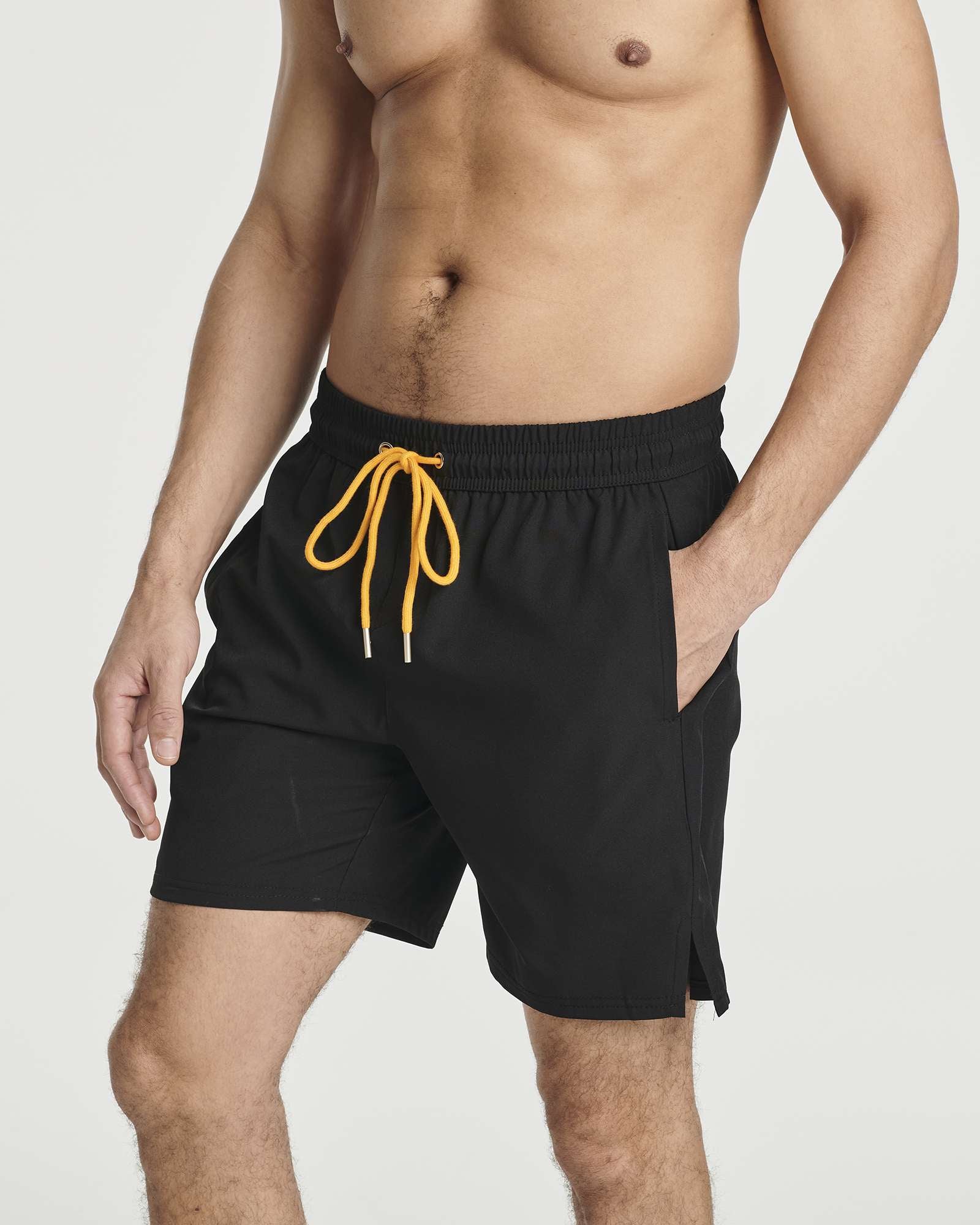 3 Pack: Men's 7" 2-in-1 Swim Trunks with Compression Liner