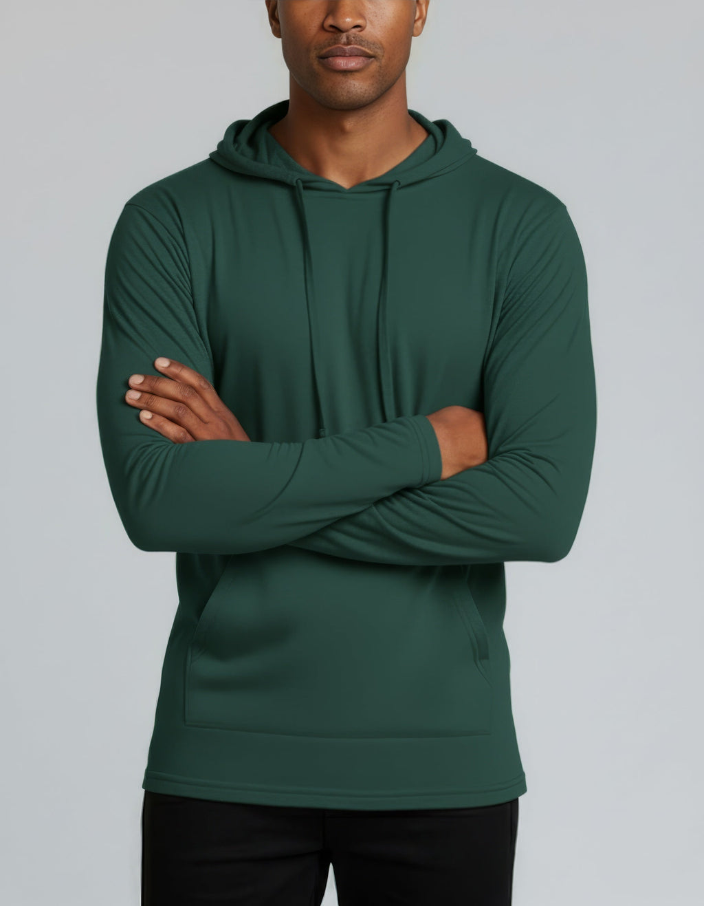 3 Pack: Mens Cotton Lightweight Pullover Hoodie