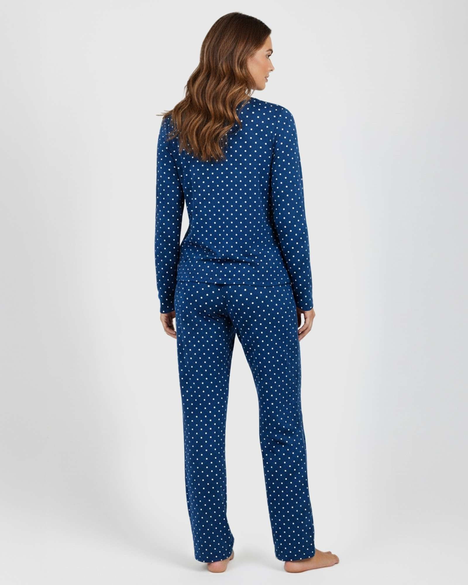 2 Pack: Women’s Pajama Set Super-Soft Long Sleeve Top With Pants