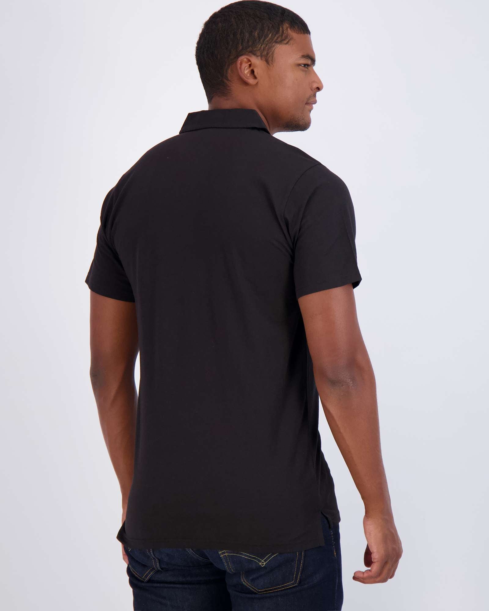 3 Pack: Men's Jersey Cotton Short Sleeve Polo Shirt