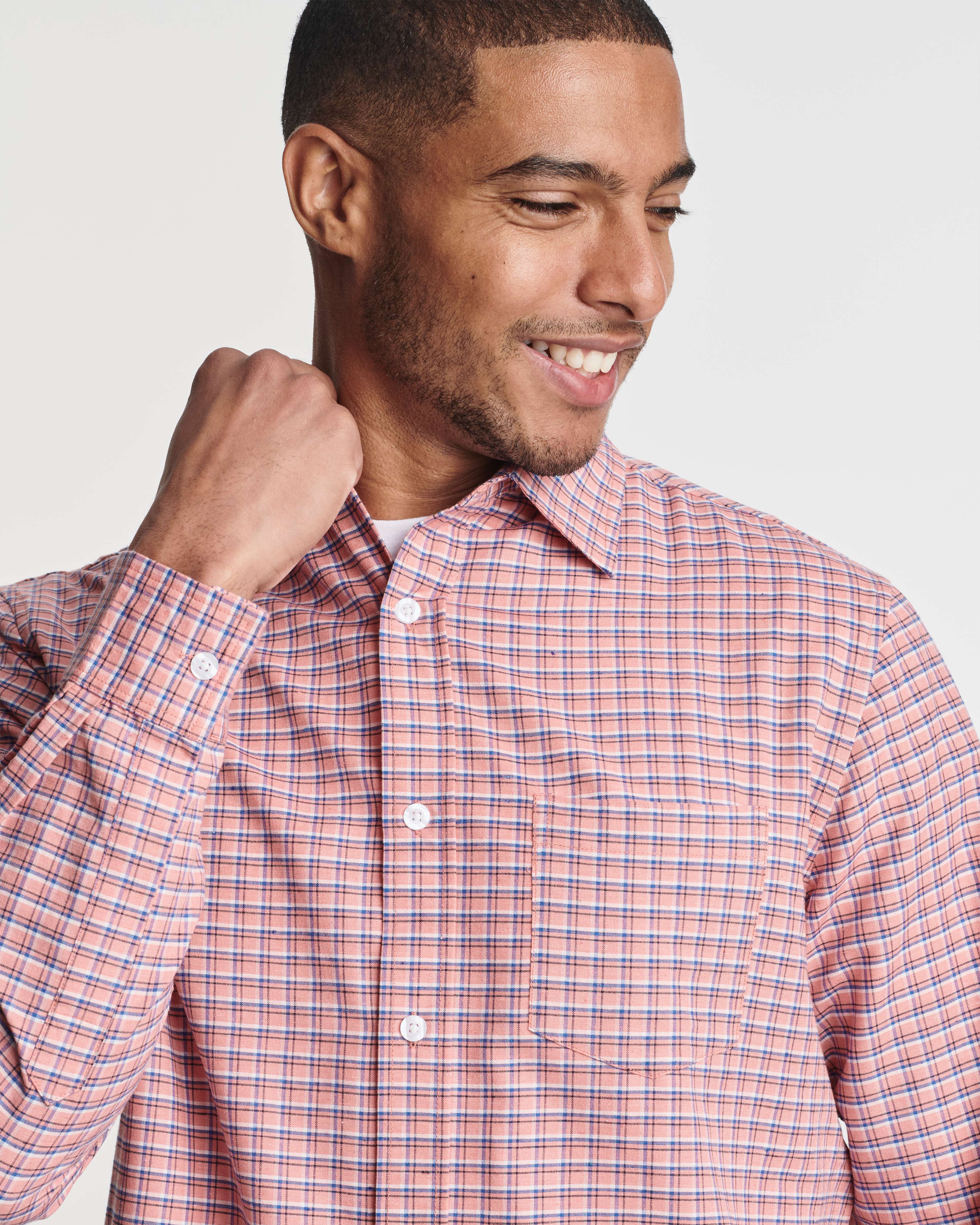 3 Pack: Men's Regular-Fit Long Sleeve Poplin Shirt (Available in Big & Tall)