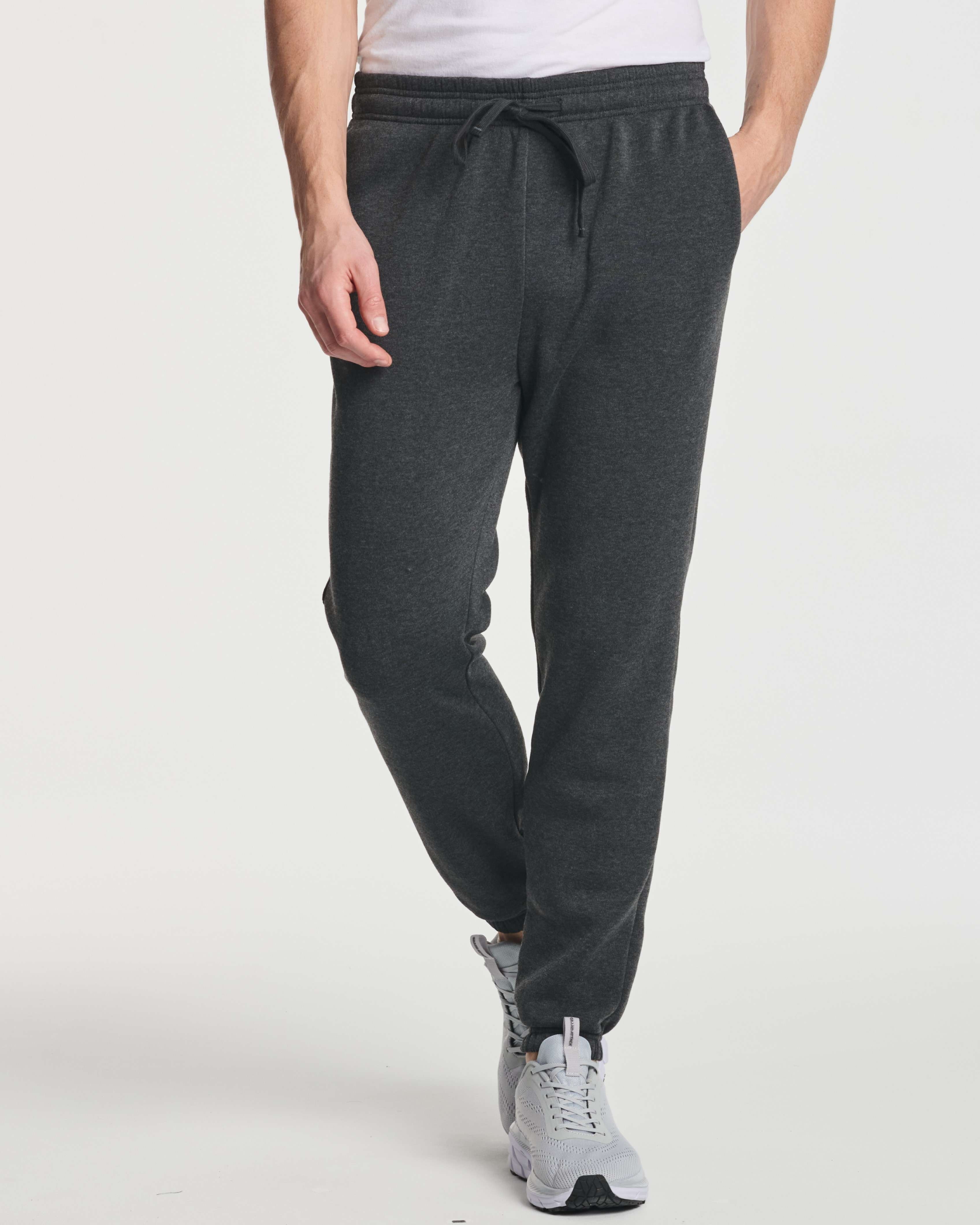 3 Pack: Men's Big & Tall Fleece Jogger Sweatpants
