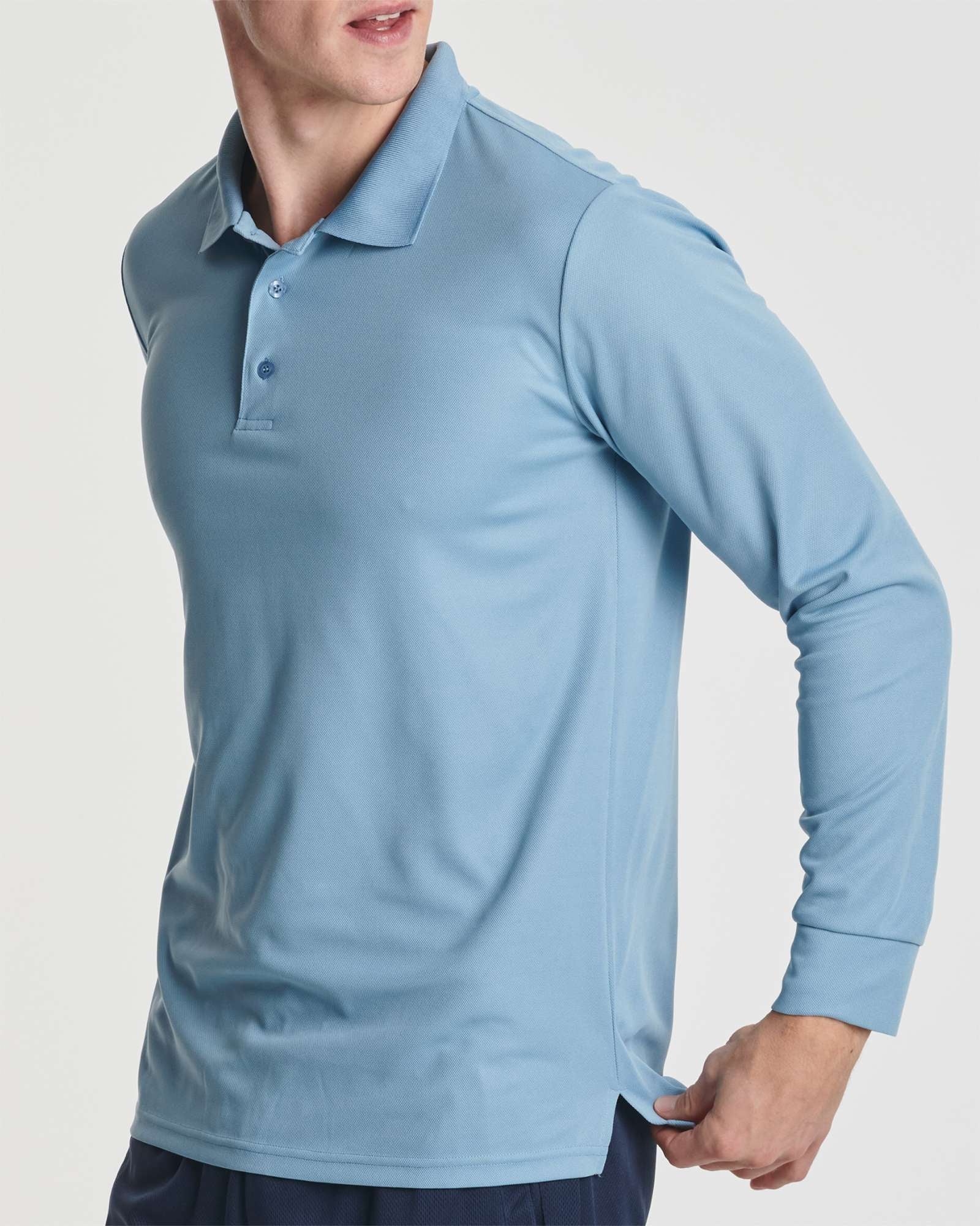 3 Pack: Mens Active Performance Polo Shirt