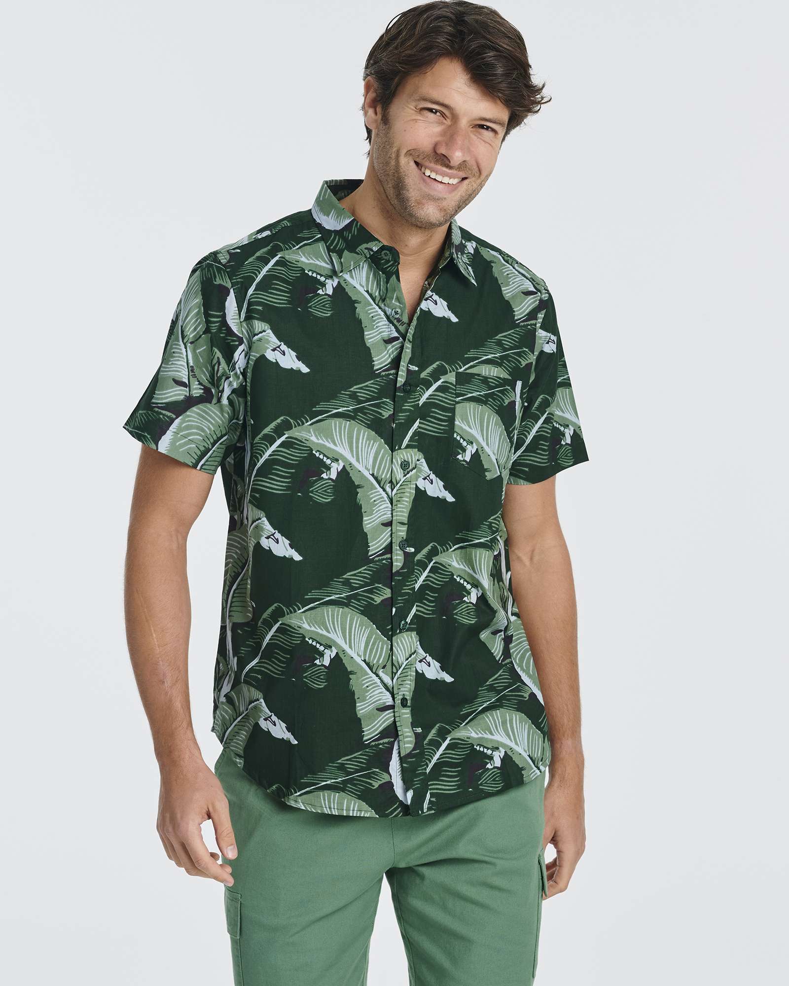 3 Pack: Men's Short-Sleeve Poplin Shirt (Available In Big & Tall)